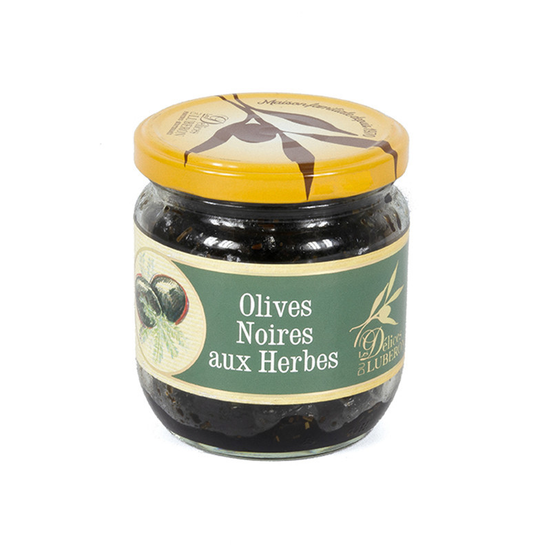 Olives Noires au Herbes 240g