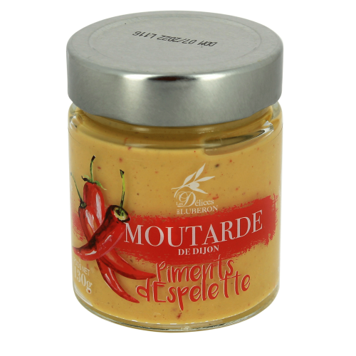 Moutarde au piment d’Espelette - Délices du Luberon