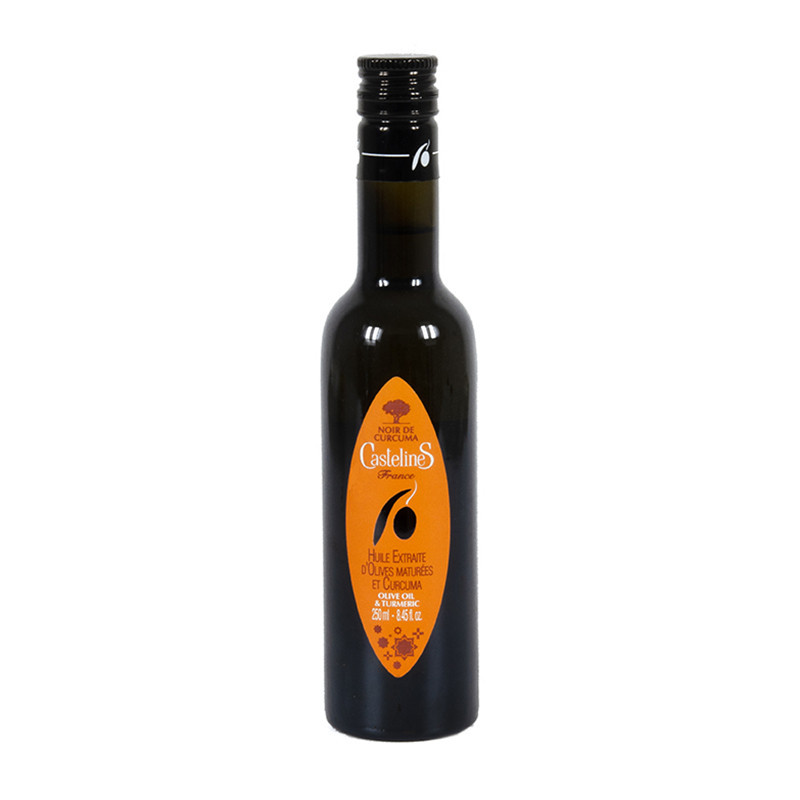 Huile d'Olive Moulin Castelas d'Olives Maturées & Curcuma 250ml
