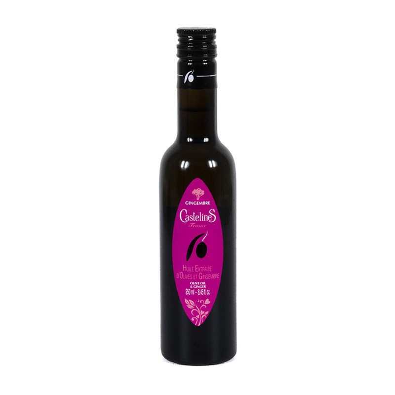 Huile d'Olive Moulin Castelas Gingembre 250ml