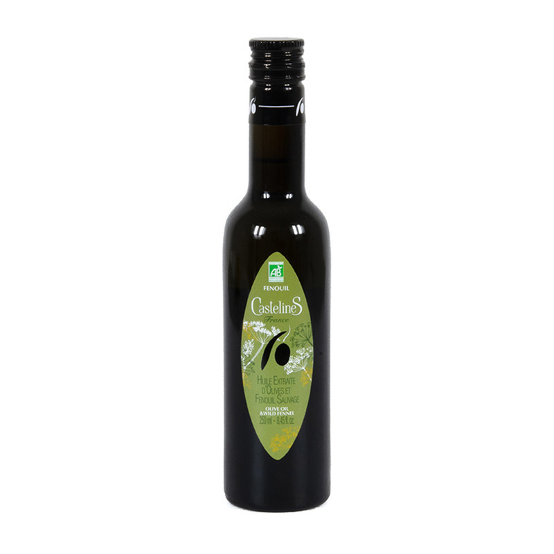 Huile d'Olive Biologique Moulin Castelas Fenouil 250ml