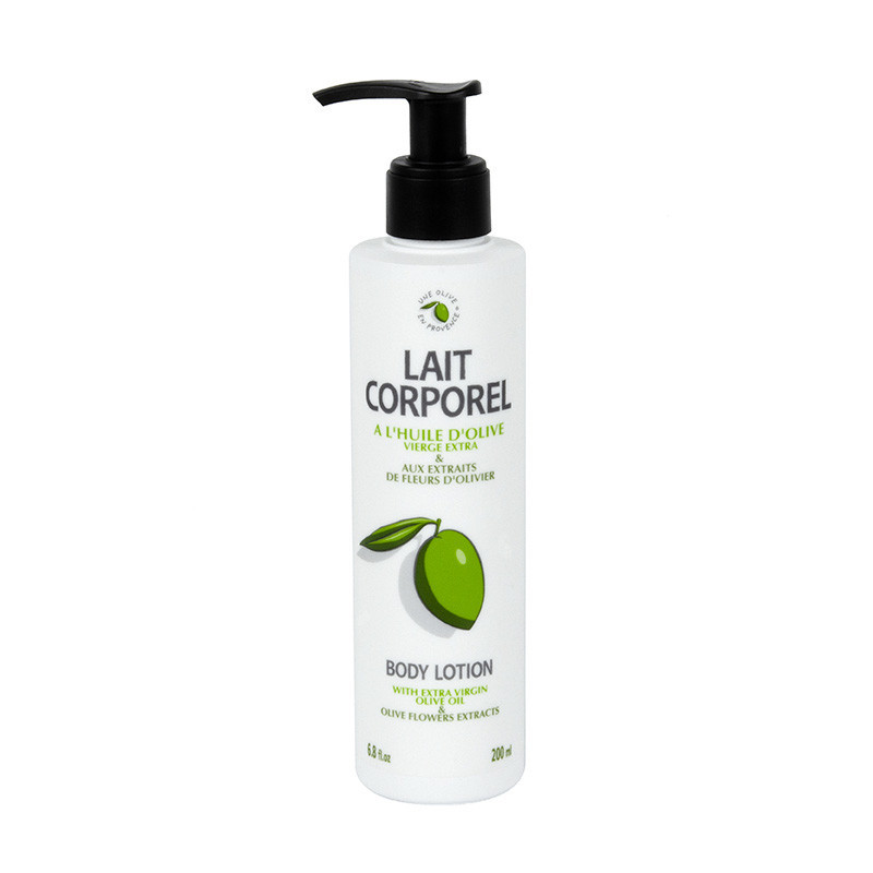 Lait Corporel à l'Huile d'Olive Vierge Extra & Extraits de Fleurs d'Oliviers 200ml