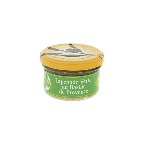 Tapenade verte au basilic de Provence - 90g - Délices du Luberon