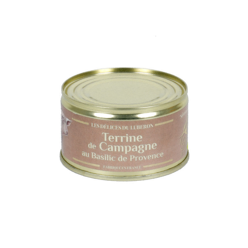 Terrine de Campagne au Basilic de Provence 125g