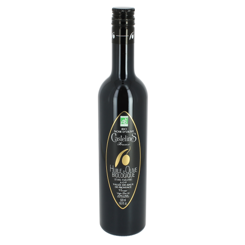 Huile d'Olive Biologique Olives Maturées AOP Vallée des Baux de Provence Castelas 50cl