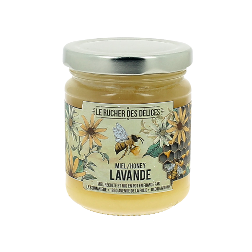 Miel de lavande 250g - Délices du Luberon