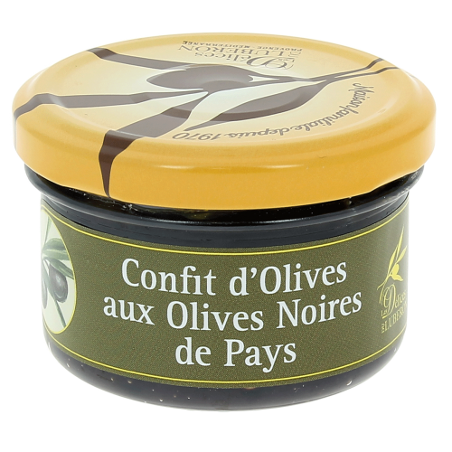 CONFIT D’OLIVES AUX OLIVES NOIRES DE PAYS - 90g
