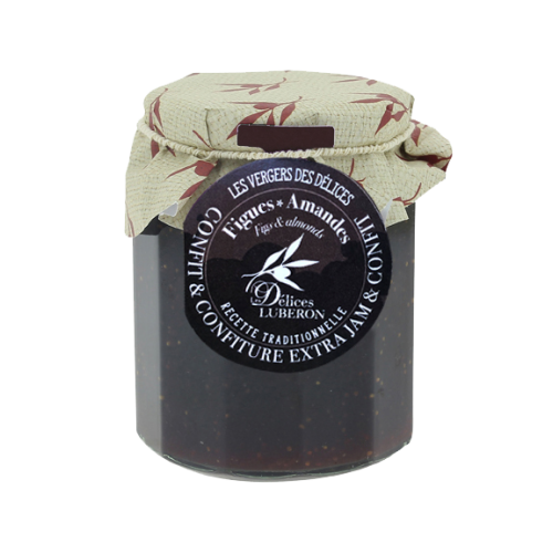 Confiture de figues aux amandes 335g - Délices du Luberon
