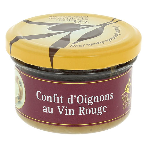 CONFIT D’OIGNONS AU VIN ROUGE - 90g