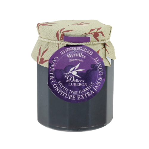 Confiture de myrtilles 320g - Délices du Luberon