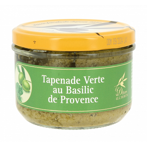 TAPENADE VERTE AU BASILIC DE PROVENCE - 210G