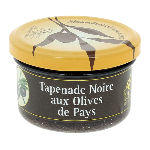 Tapenade noire aux olives de pays 90g - Délices du Luberon