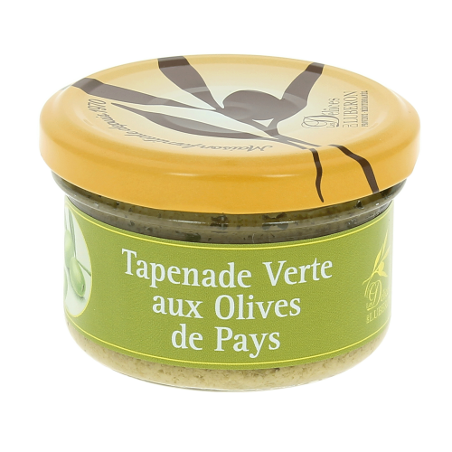 Tapenade verte aux olives de pays - 90g - Délices du Luberon