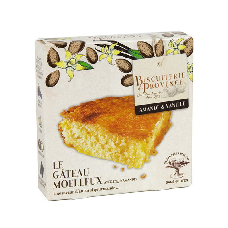 Gâteau Moelleux Amande & Vanille 225g