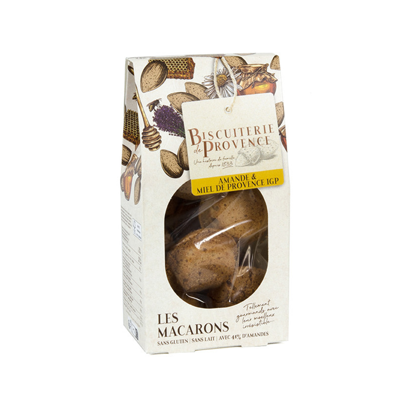 Macarons aux Amandes et Miel de Provence IGP 150g