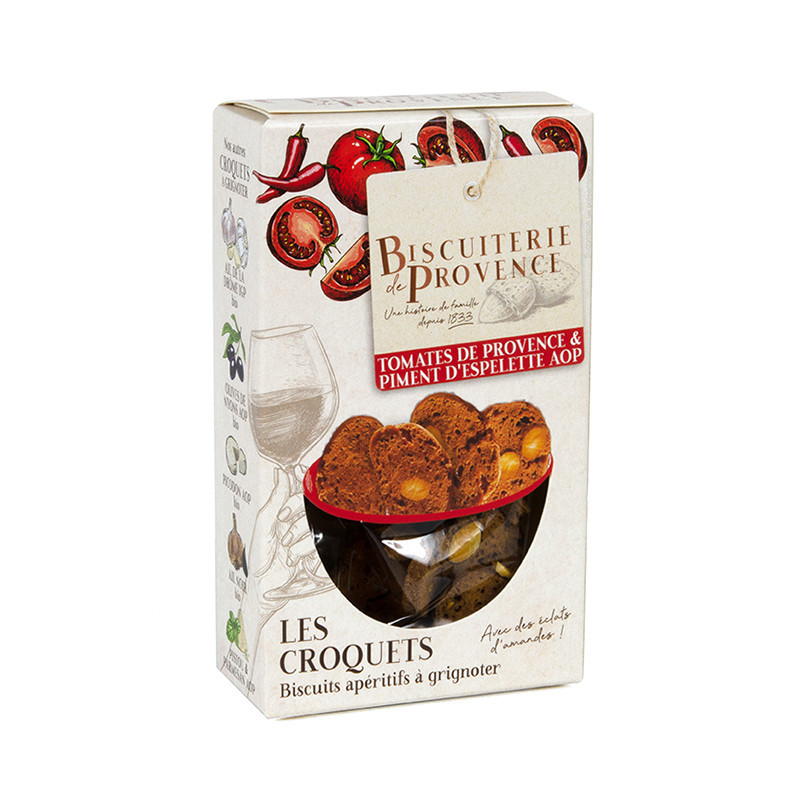 Croquets à la Tomates de Provence & Piment d'Espelette AOP 90g