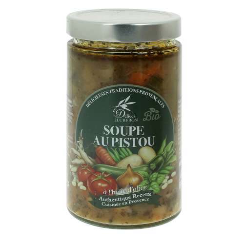 SOUPE AU PISTOU À L’HUILE D’OLIVE