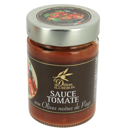 SAUCE TOMATE AUX OLIVES NOIRES DE PAYS